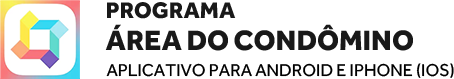 Programa Área do condômino: Aplicativo para ANDROID e IPHONE (iOS)
